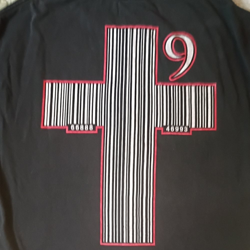 TECH N9NE Vintage Barcode Cross Tour Shirt XL Eminem Insane Clown Posse Esham